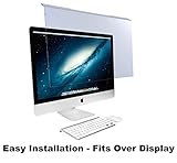 EYES PC Blue Light Screen Protector Panel for Apple iMac 27' Diagonal LED Monitor (W 25.31' X H 15.08”). Blue Light Blocking up to 100% of Hazardous HEV Light. Reduces PC Eye Strain.