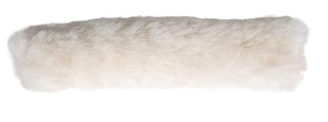 HKM Protector para naríz y nuca, de borreguillo, de 27 Blanco One Size