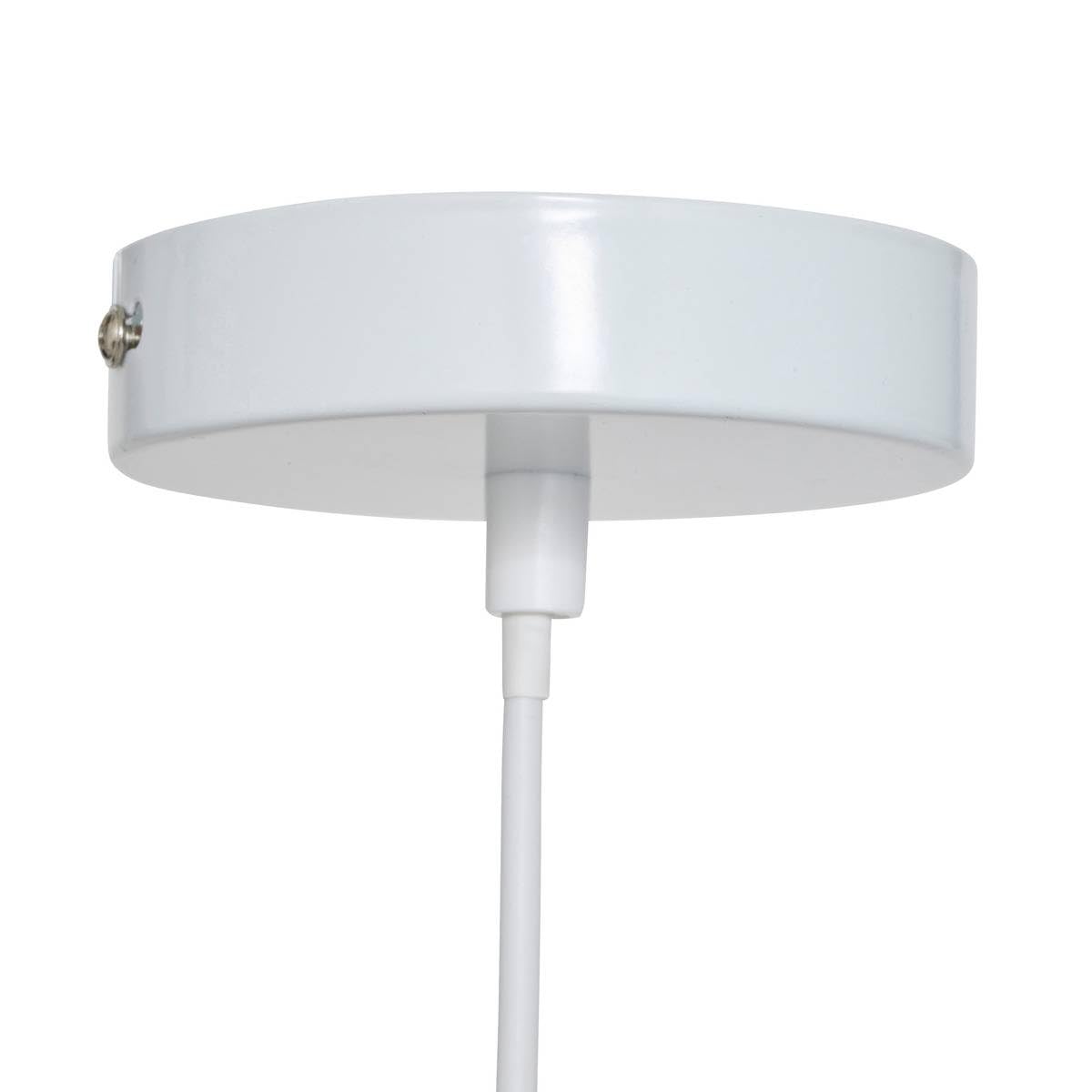 Atmosphera - Suspension enfant - blanc et jaune ocre D30 cm