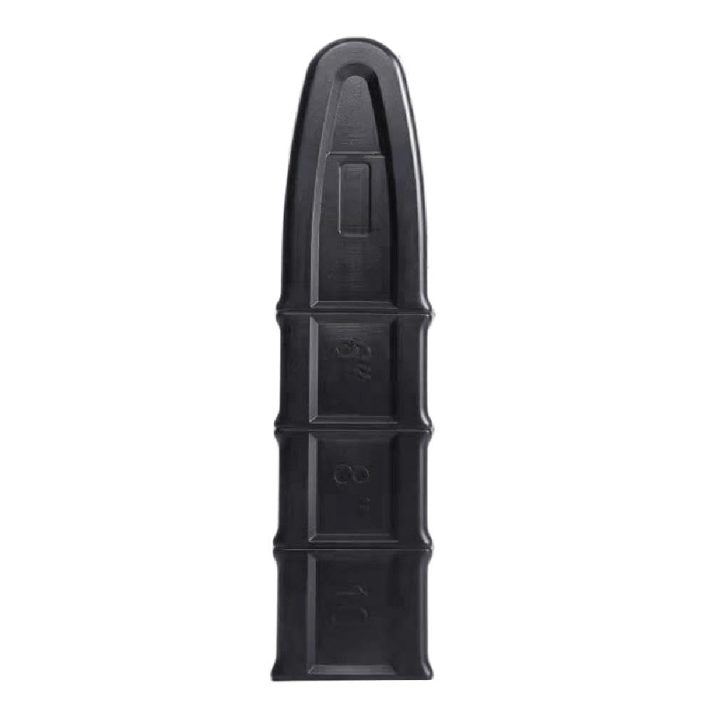 6/8/10 Inch Chainsaw Bar Cover | Heavy-Duty Plastic Scabbard Protector for Pruning Saws & Chain Bars | Safety Guard for Storage & Transport | Fits Most Chainsaw Accessories (Black)