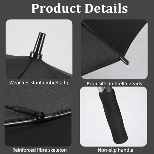 Parapluie couverture extra large Chesoon canne anti tempête