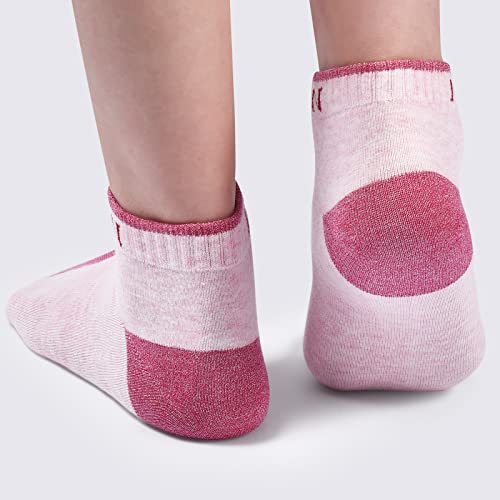 NinetoFiveLife Womens Ankle Socks Girls Socks Cotton Low Cut Athletic Running,Soft,Comfortable,Breathable 6 Pairs3