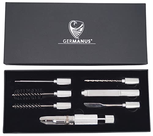 GERMANUS Pipereamer Set de couverts à pipe en acier