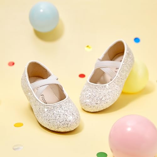 Felix & Flora Toddler Girl Dress Shoes - Flower Girl Ballet Mary Jane Flats Party School Wedding2