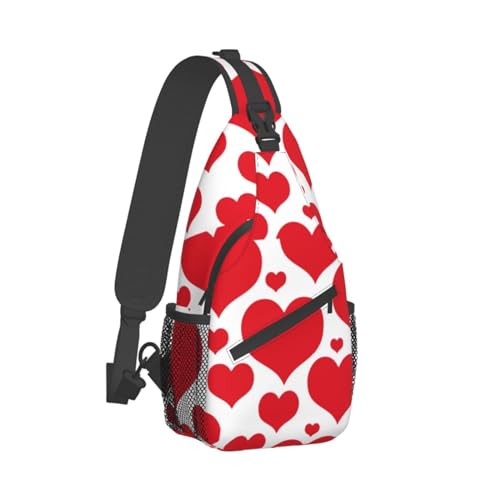 Heart Shoulder Bag Cute Sling Backpack Daypack Casual Valentines Day Bag Womens Backpack Bag2