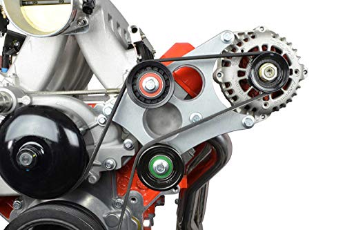 Ict Billet Ls Camaro Heavy Duty Billet Alternator Bracket Kit Lsx Ls1 5.7L Top Driver Head Mount 551566-2 #TOP7