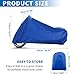 X AUTOHAUX Motorcycle Cover for Harley Davidson for Honda for Suzuki All Season Weather Waterproof Sun Outdoor Protection Motorbike Cover Fits Up to 86.61'' Motorcycles Vehicle Cover L Blue