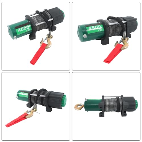 Winche eléctrico 4500lbs findmall 12V DC 1.5HP miniatura 5