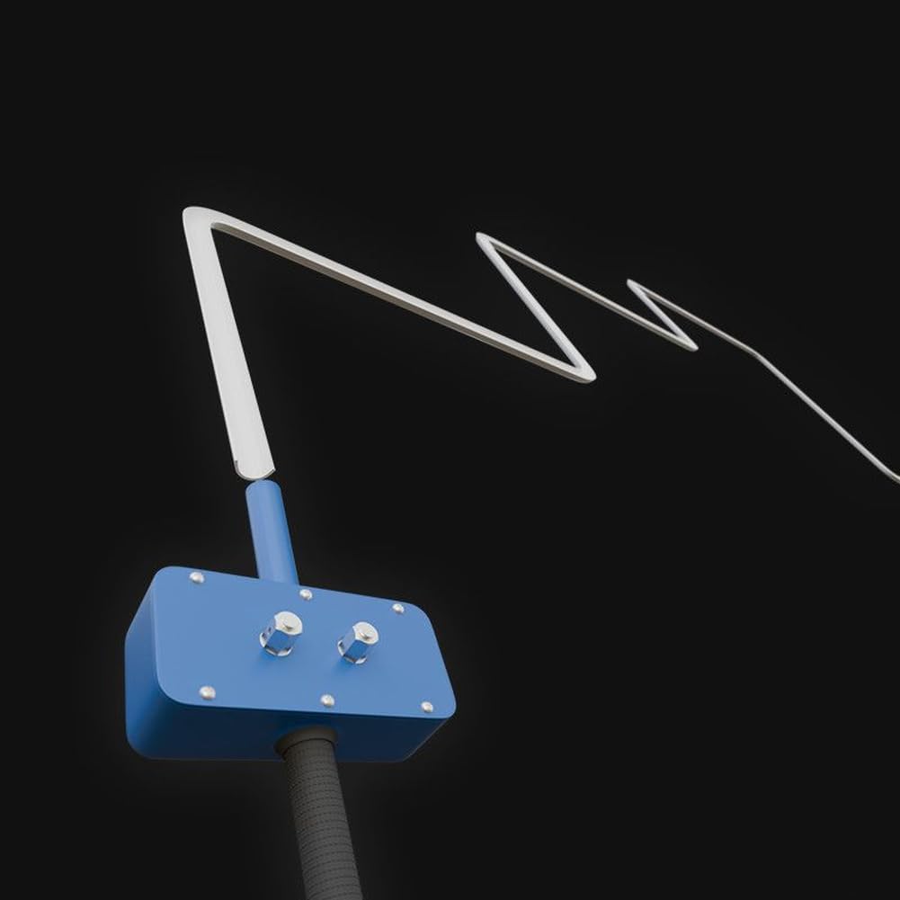 Strumento di filettatura del cavo per elettricisti Estrattore veloce alimentato da trapano per condotti metallici dritti e curvi Costruzione interamente in metallo Cavo a molla flessibile 270x155mm