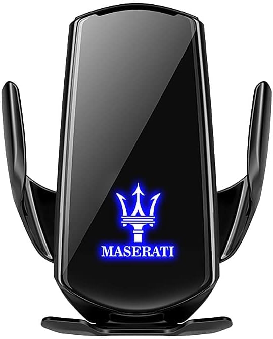 HOWENG Car Mobile Phone Cradles, for Maserati Granturismo Levante Ghibli Super Stable 360° Rotatable Holder, Auto Interior Styling Accessories,A