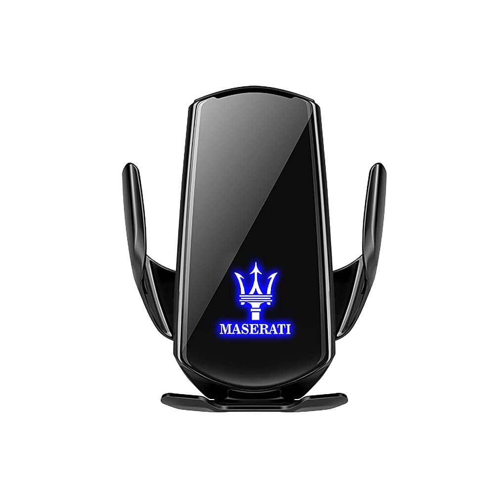 HOWENG Car Mobile Phone Cradles, for Maserati Granturismo Levante Ghibli Super Stable 360° Rotatable Holder, Auto Interior Styling Accessories,A