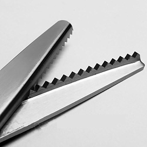 Button of Utopia Ultra Sharp 9 Inch Fabric Pinking Shears/Scissors (Zig Zag)