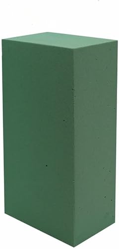 Miniatura 4 de 6 paquetes de bloques de espuma floral para arreglos de flores frescas y artificiales, bloque de espuma de poliestireno verde para pasillo de boda,