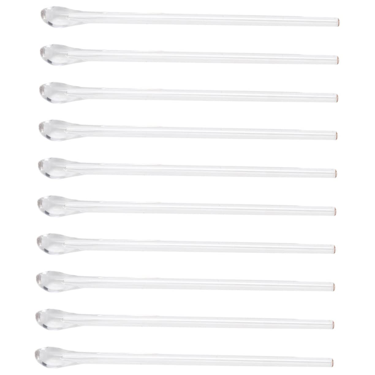 COLLBATH Coussinets D'oreilles en Plastique Argenté pour Lunettes 10 Pièces Accessoires Souples et Flexibles pour Branches de Lunettes Adaptés pour Activités en Extérieur et Travail