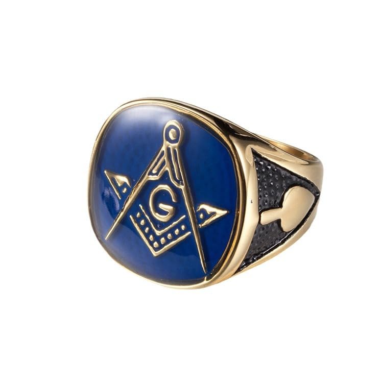 Masonic Ring for Men S925 Sterling Silver Freemason Masonic Rings Silver Freemason Ring Gift for Men Father’s Day3