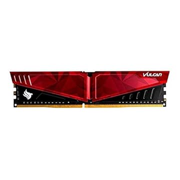 Memoria Team Group T-Force Vulcan Pichau 16GB (1x16) DDR4 3200MHz Vermelha, TLPRD416G3200HC16F01