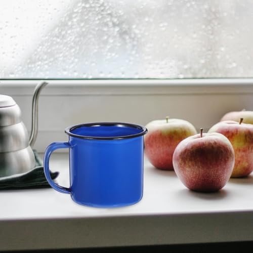 Tasses à café en émail rétro incassables et faciles à nettoyer - 5