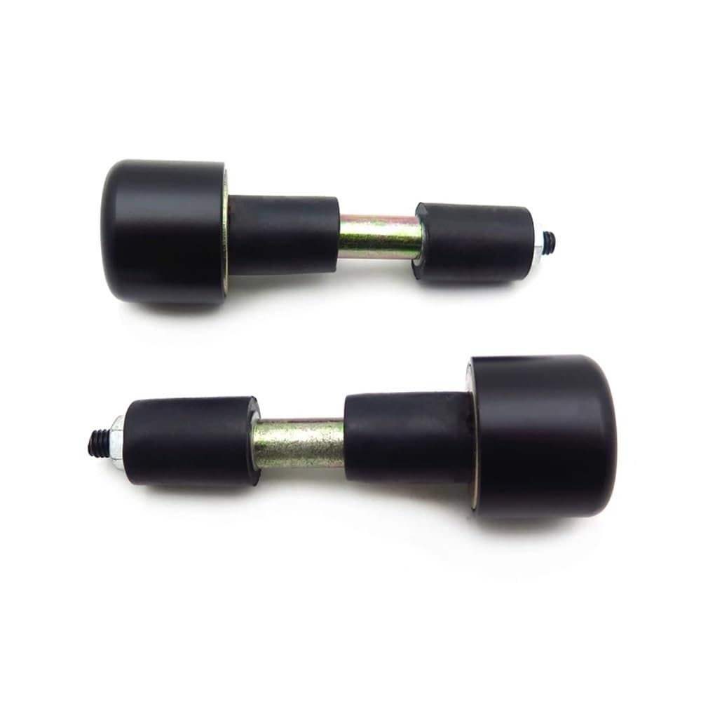 2 Tapones para Manillar De Motocicleta CNC De 7/8" Y 22 Mm, Tapas De Extremo Antivibración, Color Negro. Tapón Manillar
