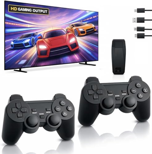 Image of 2026 Upgraded 4K TV Gaming Console | Plug & Play HD Video Game System with 2 Wireless Controllers for Kids & Family Entertainments (Kids Special Edition) A-1