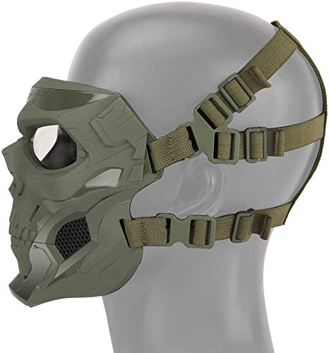 Maschera tattica Airsoft Teschio Giochi di paintball CS Field