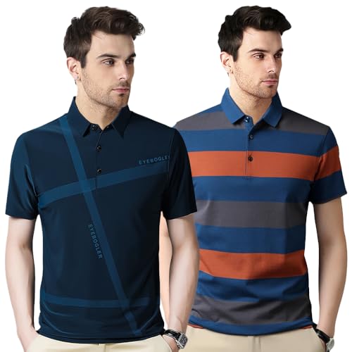Image of Nobel Monk Men's Regular Fit Polo T Shirt |Half Sleeves |Collar Tshirts |Casual T-Shirt for Men