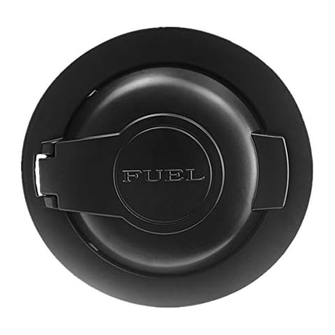TIKSCIENCE for Dodge Challenger Fuel Cap, Fuel Filler Door Gas Tank Cap for Dodge Challenger 2008-2019, Matte Black Cover