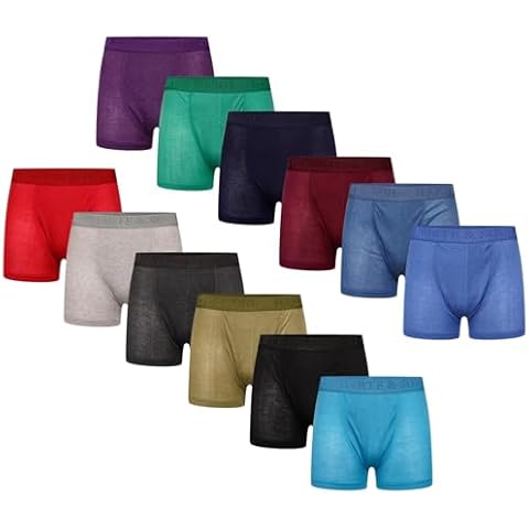 Harte & Soul Men's Bamboo Boxer Shorts 12 Pack Cover