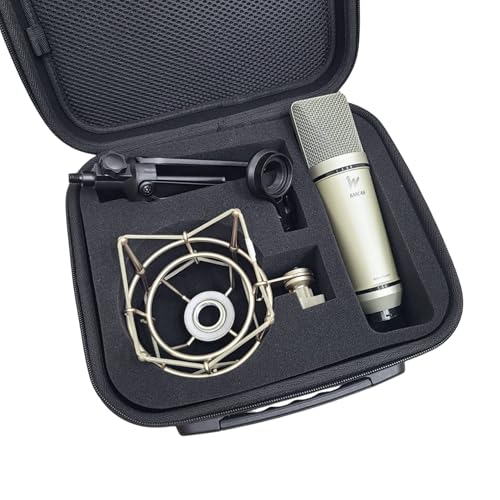 Tone weal AMC48 スタジオコンデンサーマイク (デラックスバンドルパッケージ) アナログ回路 XLR出力 カーディオイド ウォーム&アーティキュレートサウンド スタジオ/レコーディング/ポッドキャスティング用 (シャンパン)