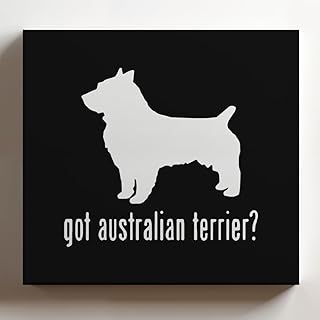 (White, 24x24x1.25 In) Gallery Wrapped Canvas Wall Art Print of Dog - 10...