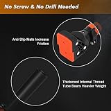 Pull Up Bar for Doorway, AETKFO Chin Up Bar Strength Training Pull-Up Bars Adjustable Upper Body Trainer Workout Bar Door Fitness Exercise Gym Equipment for Home Indoor, No Screw Installation - 5