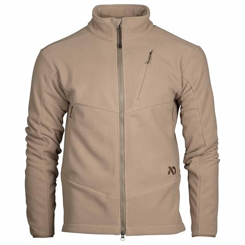 Image of First Lite Men's Challis Fleece - Windproof Soft Shell Camo Hunting Jacket, Hoodless Thermal Layer Hunting Gear For Men