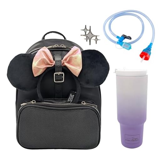 Best lightweight backpack for disney world Designer Park Co. Hydration Backpack Bundle
