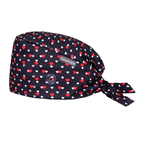 Image of Kousenpu Scrub Caps for Men, Adjustable Surgical Cap, Breathable Medical Hat for Doctors, Nurses & Healthcare Professionals