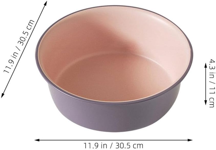 Ipetboom Round Dish Wash Basin Dishpan Plastic Portable Dish Tub for Camping Face Cleansing Bathroom Wash Basin