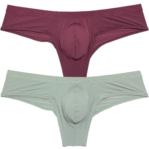 Men Ice Silk Brazilian Bikini Underwear Enhance Pouch Mini Boxer Briefs Hight-Cut Underpants Hipster Boylegs