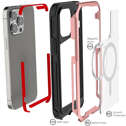 Coque iPhone 15 Pro Max Ghostek Atomic en métal premium - 6