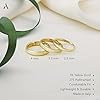 Amberta Women's 9ct Yellow Gold Wedding Ring | 9ct Yellow Gold Wedding Band: 2.5 mm - Size Q #4