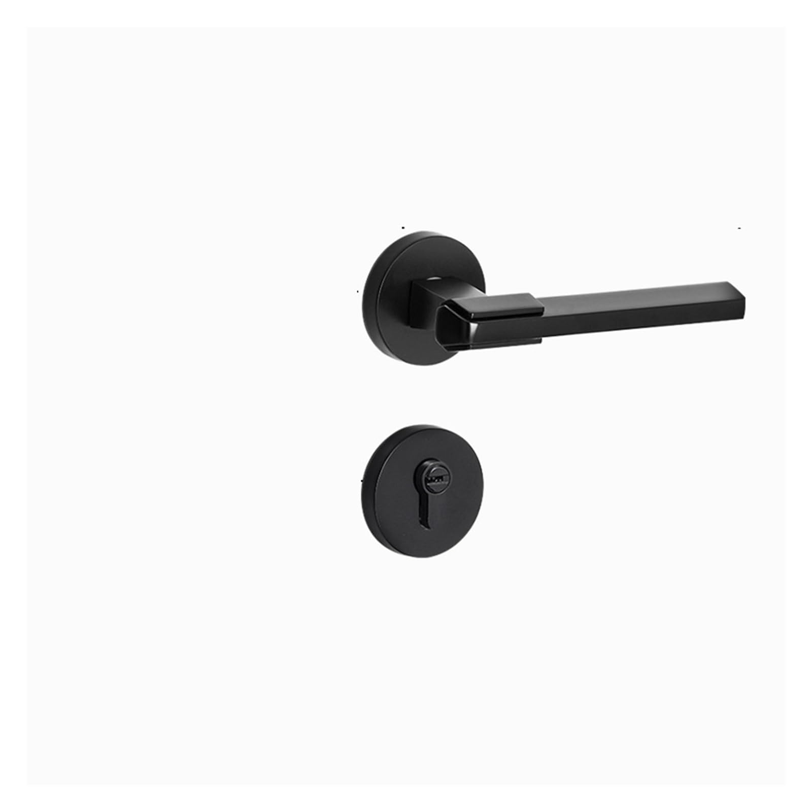 NYRXRYTCA Bedroom Door Lock Wooden Door Lock Indoor Silent Nordic Style Modern Split Lock Magnetic Door Lock zinc Alloy Door Handle(Yahei to 7255 magnetic)