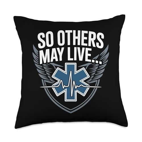 EMT EMS Paramedic AMR So Others May Live… Throw Pillow