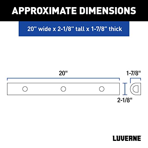 Luverne 2090616-2 20-Inch Universal Rubber Bumper Guard Protector Strips Loading Dock Rear Fender Pad Bump Stop thumb #1