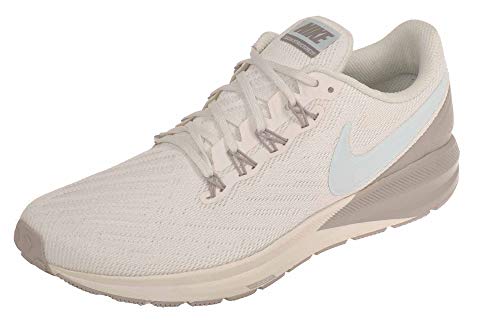 Nike Women's Air Zoom Structure 22 Running Shoe (10, Sail/Teal Tint/Moon Particle)