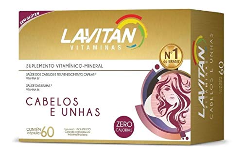 Lavitan Mais Hair Cabelos E Unhas 60 Cápsulas