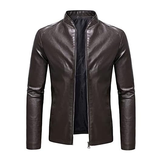 Générique Blouson Moto Homme Veste Cuir Regular Fit Manteau Hiver Chaud Classique Manteaux Couleur Unie Coat Minimaliste Coupe Vent Décontractée Jacket d'Extérieur Veste Mode Café 4XL