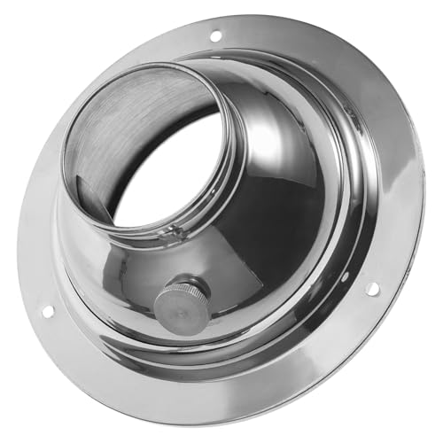 Housoutil Runde Lüftungsgitter Aus Edelstahl Verstellbar Für Wand Und Dachmontage Passend Für Küche Bad Und Schlafzimmer Effizientes Abluftsystem