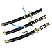 zonzxcv 2 Pcs Plastic Samurai Sword Katana Sword Prop Katana Cosplay 16.5
