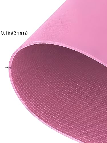 Classic Yoga Mat for Woman and Man, LULUWA Non Slip Portable 3mm Thick EVA Exercise Gym Mat for Fitness Yoga Pilates Workout Outdoor Camping Travelling - Image 4