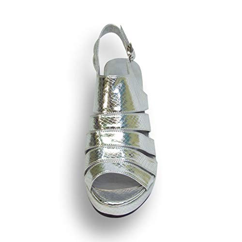 Floral Jules Women's Wide Width High Heel Platform Dress Slingback Shoes2