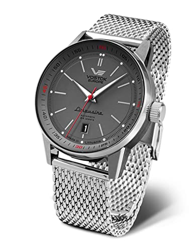 Vostok Europe Herrenuhr mit Milanaisearmband Limousine GAZ-14 Automatik SII NH35A Datum 560A688-B