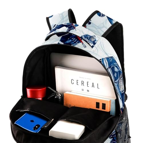 Sac à dos décontracté pour voyage léger et imperméable pour adolescent style multicolore - 4