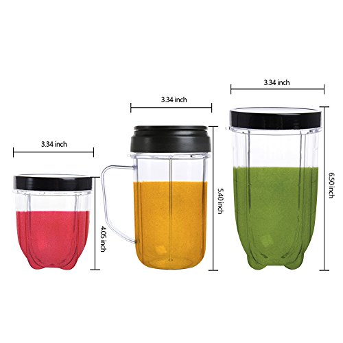 Replacement Parts Cups For Magic bullet, 18PCS/Set Replacement